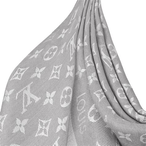 louis vuitton monogram shawl bluedenim|lv denim monogram shawl m70804.